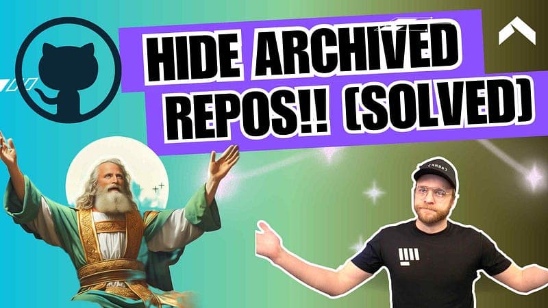 How to Hide Archived Repositories From Github Search
