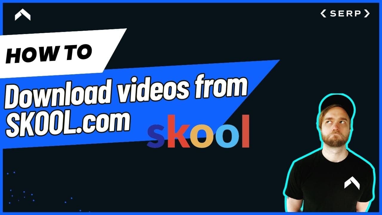 How to Download skool.com Videos (wget)